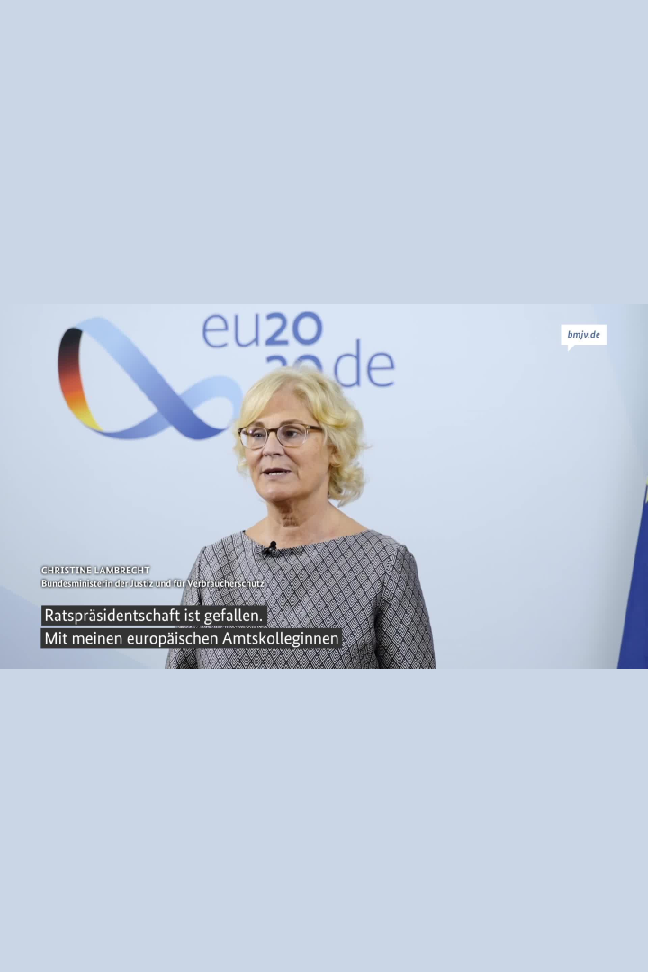 Auftakt der Bundesministerin der Justiz Christine Lambrecht