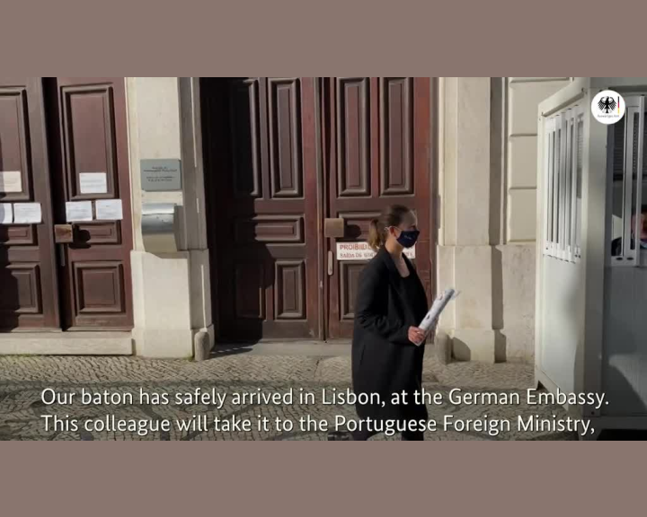 Passation de témoin de l’Allemagne au Portugal