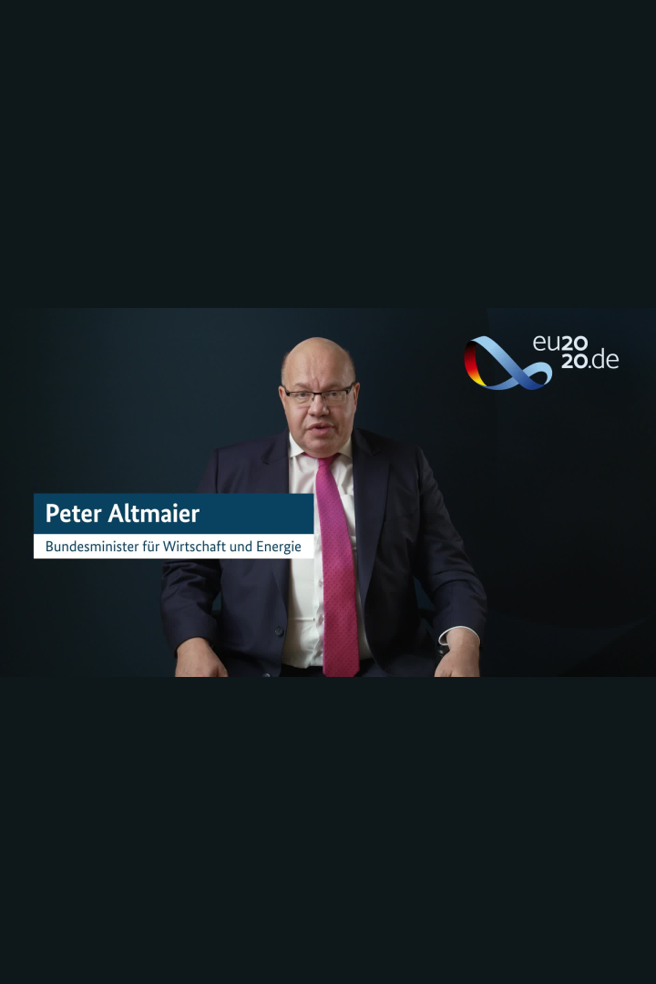 Grußwort zur Informellen Videokonferenz zur Telekommunikation und Digitales vom Bundeswirtschaftsminister Peter Altmaier